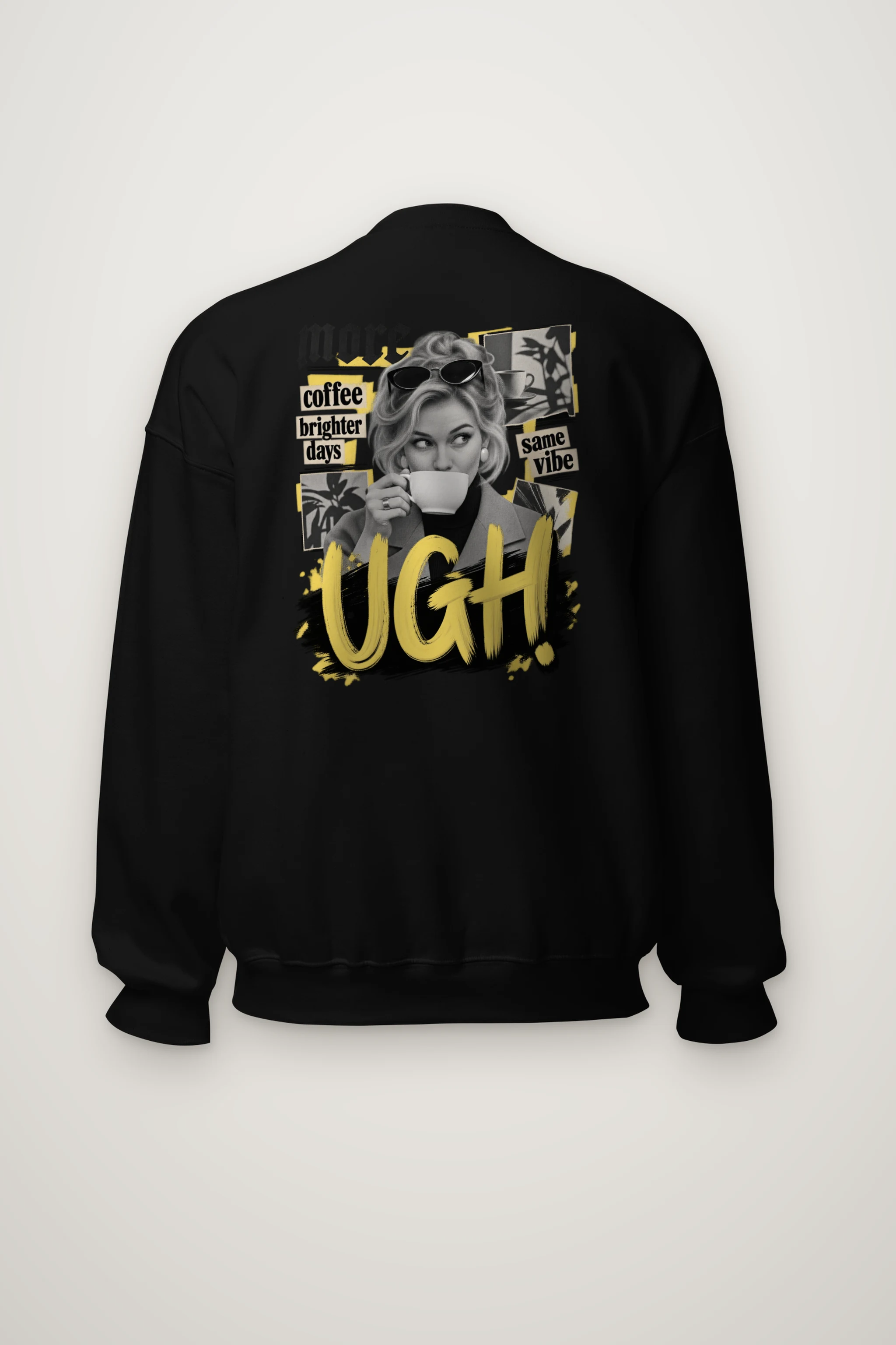 "More Coffee Brighter Days" Heavy Blend Unisex Crewneck Sweatshirt