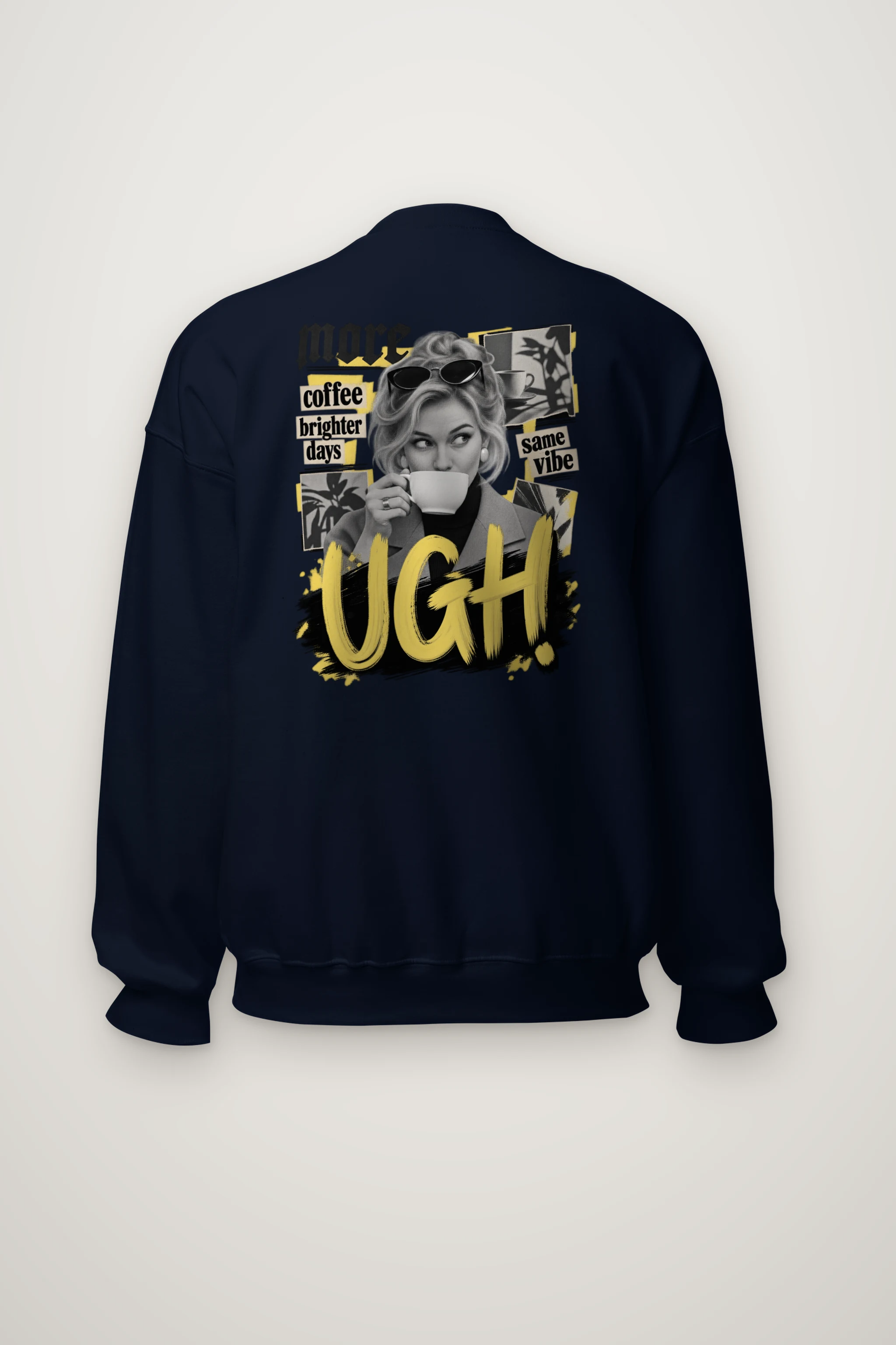 "More Coffee Brighter Days" Heavy Blend Unisex Crewneck Sweatshirt