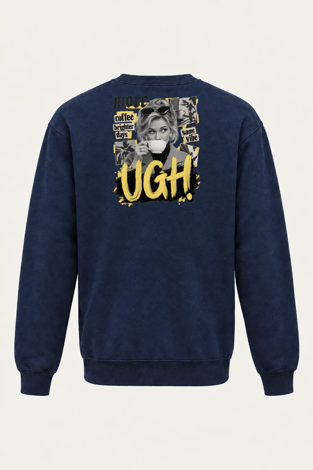 "More Coffee Brighter Days" Heavy Blend Unisex Crewneck Sweatshirt | Gildan 18000
