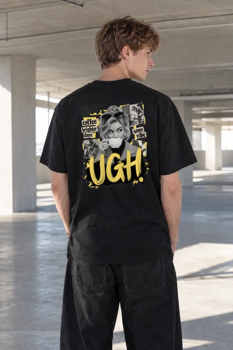 "More Coffee Brighter Days" Heavyweight Unisex Crewneck T-shirt | Gildan 5000