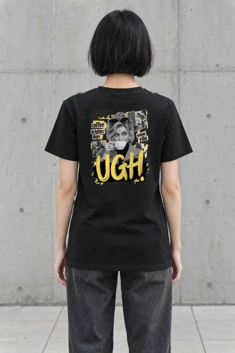 "More Coffee Brighter Days" Heavyweight Unisex Crewneck T-shirt