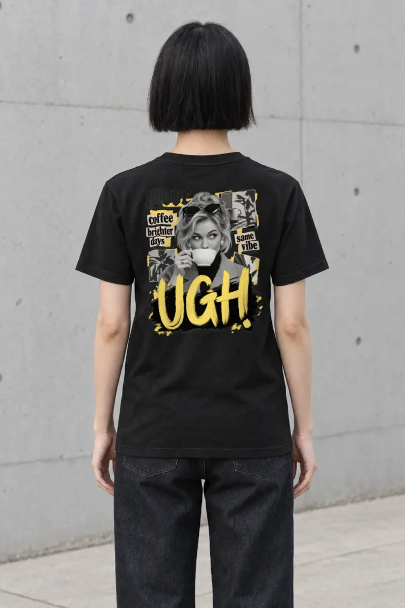 "More Coffee Brighter Days" Heavyweight Unisex Crewneck T-shirt | Gildan 5000