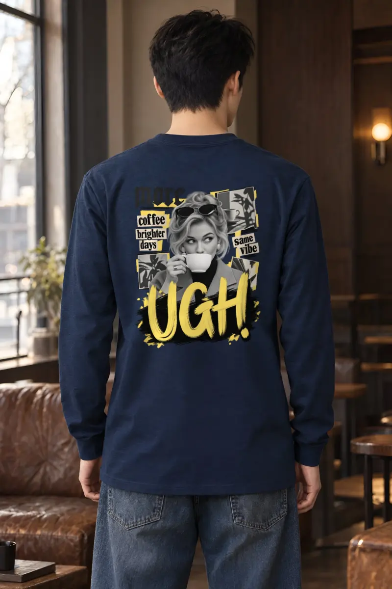 "More Coffee Brighter Days" Unisex Longsleeve T-shirt