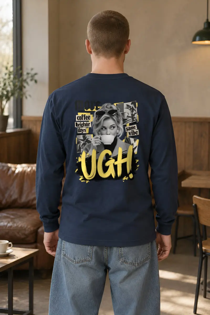 "More Coffee Brighter Days" Unisex Longsleeve T-shirt