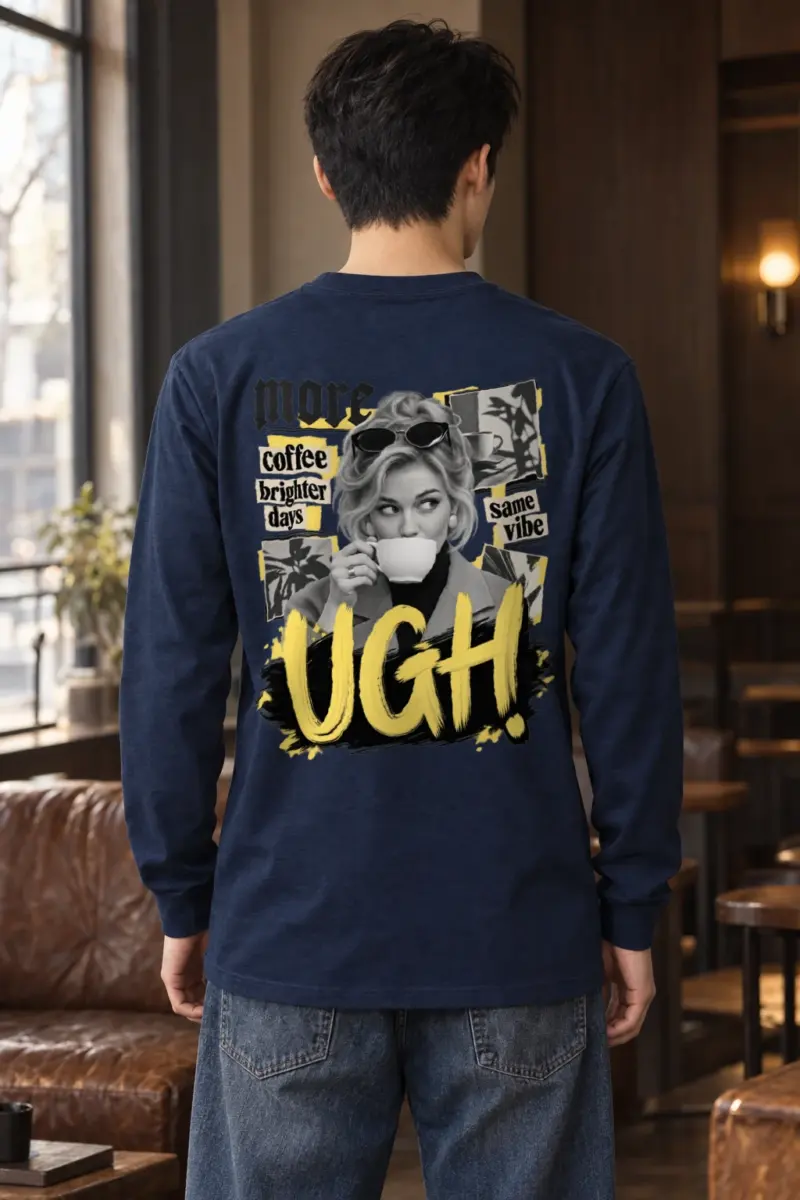 "More Coffee Brighter Days" Unisex Longsleeve T-shirt