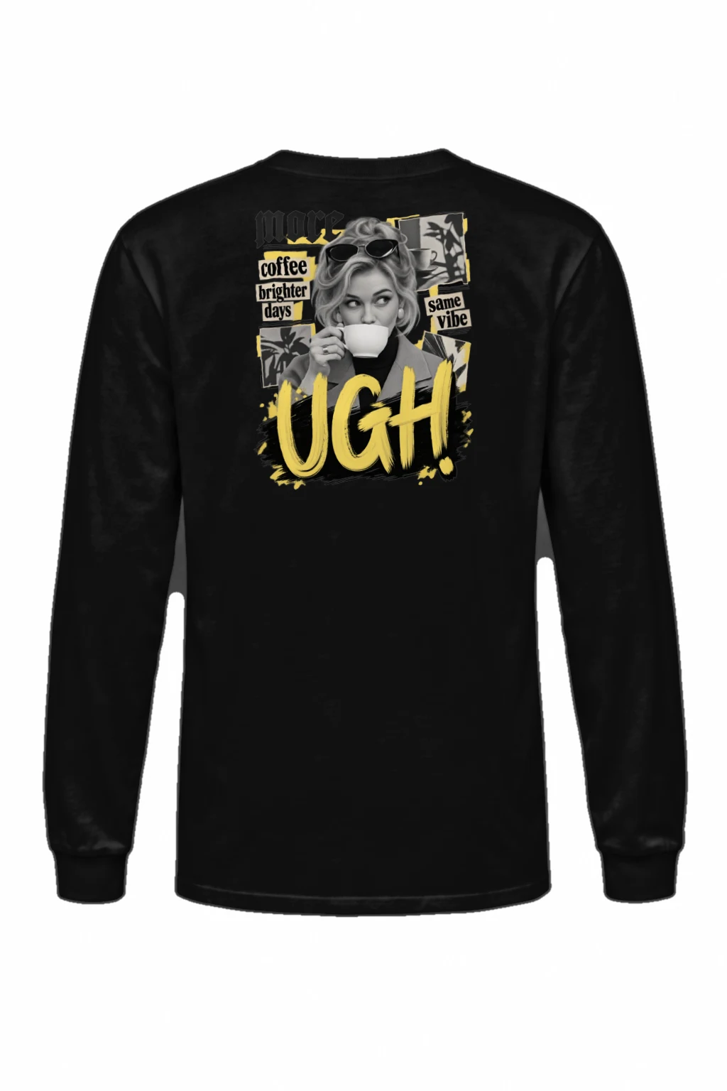 "More Coffee Brighter Days" Unisex Longsleeve T-shirt | Gildan 2400