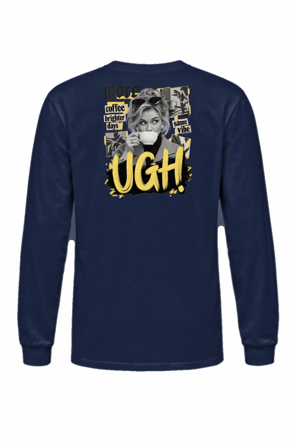 "More Coffee Brighter Days" Unisex Longsleeve T-shirt | Gildan 2400