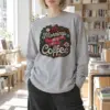 "Mornings Are For Coffee" Unisex Longsleeve T-shirt | Gildan 2400