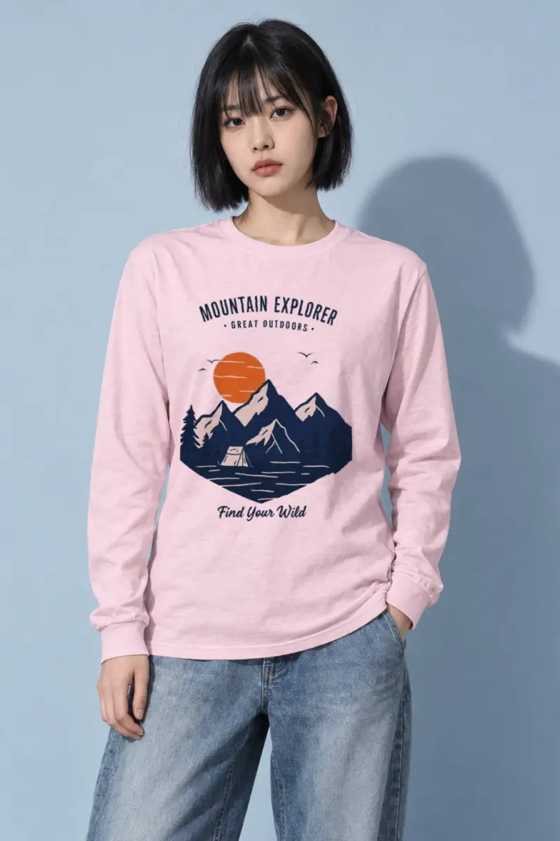 "Mountain Explorer" Unisex Longsleeve T-shirt