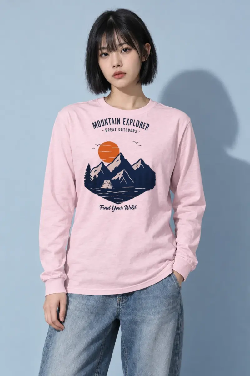 "Mountain Explorer" Unisex Longsleeve T-shirt