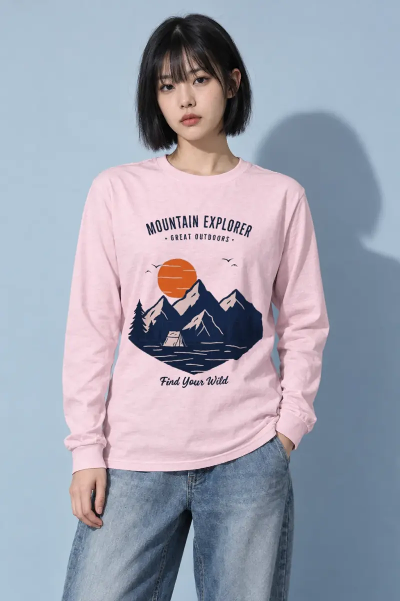 "Mountain Explorer" Unisex Longsleeve T-shirt