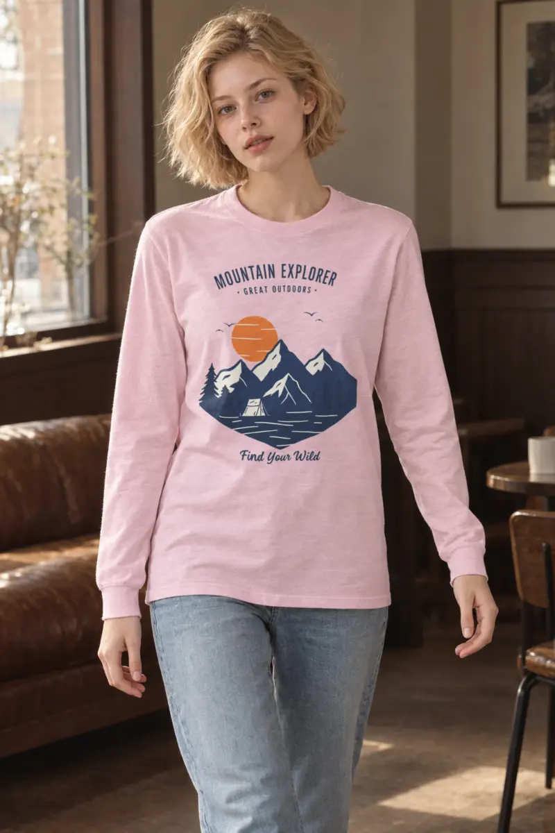 "Mountain Explorer" Unisex Longsleeve T-shirt