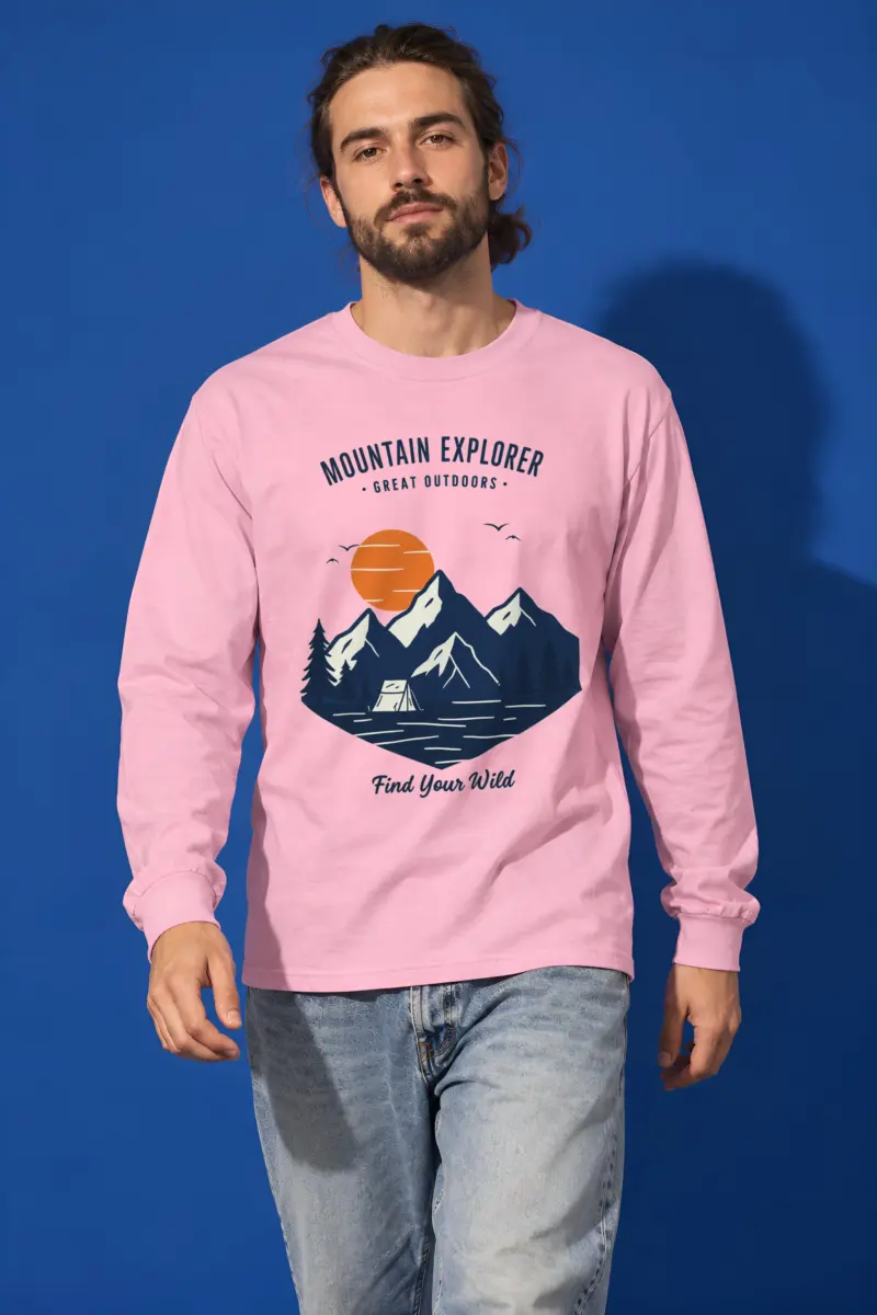 "Mountain Explorer" Unisex Longsleeve T-shirt