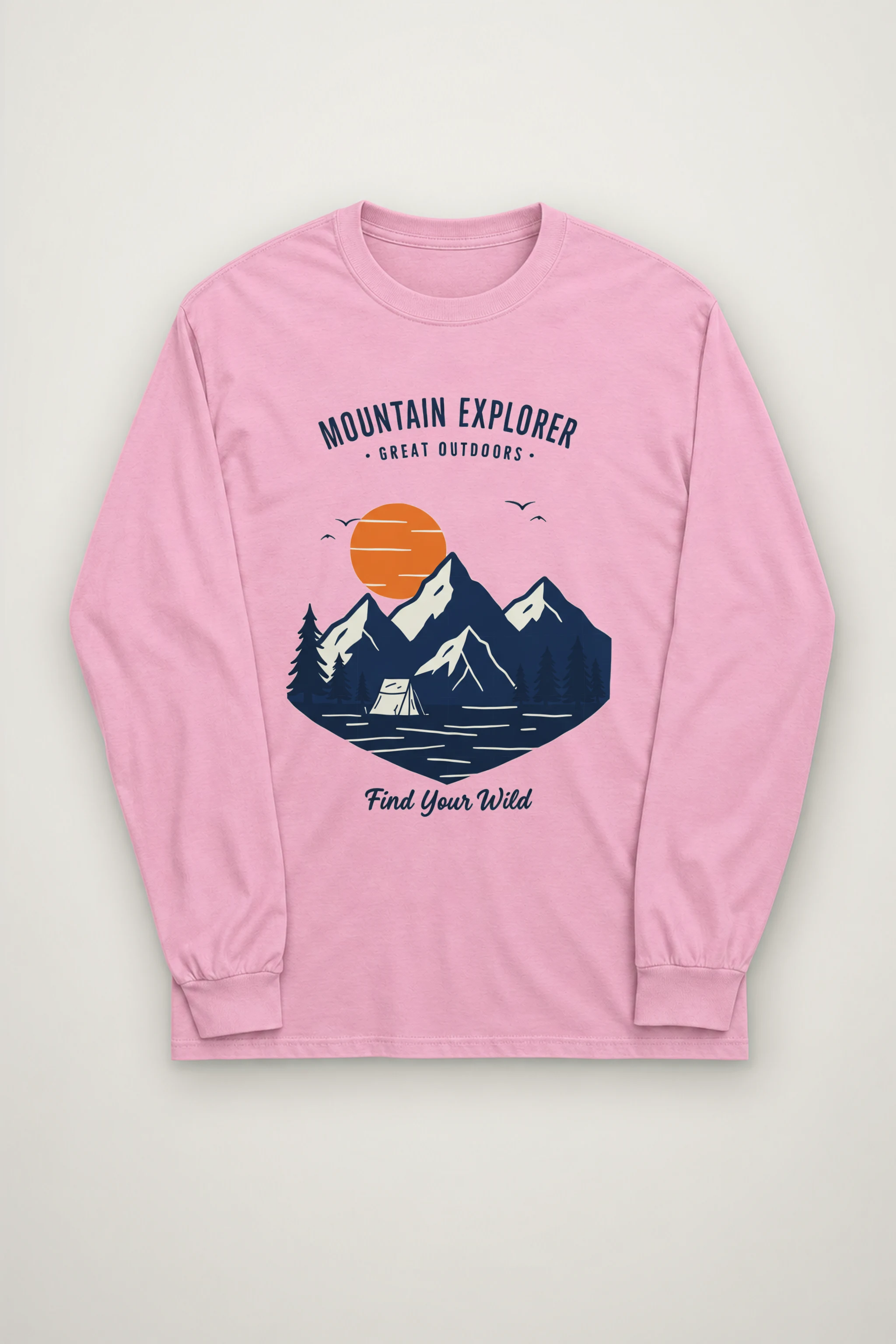 "Mountain Explorer" Unisex Longsleeve T-shirt