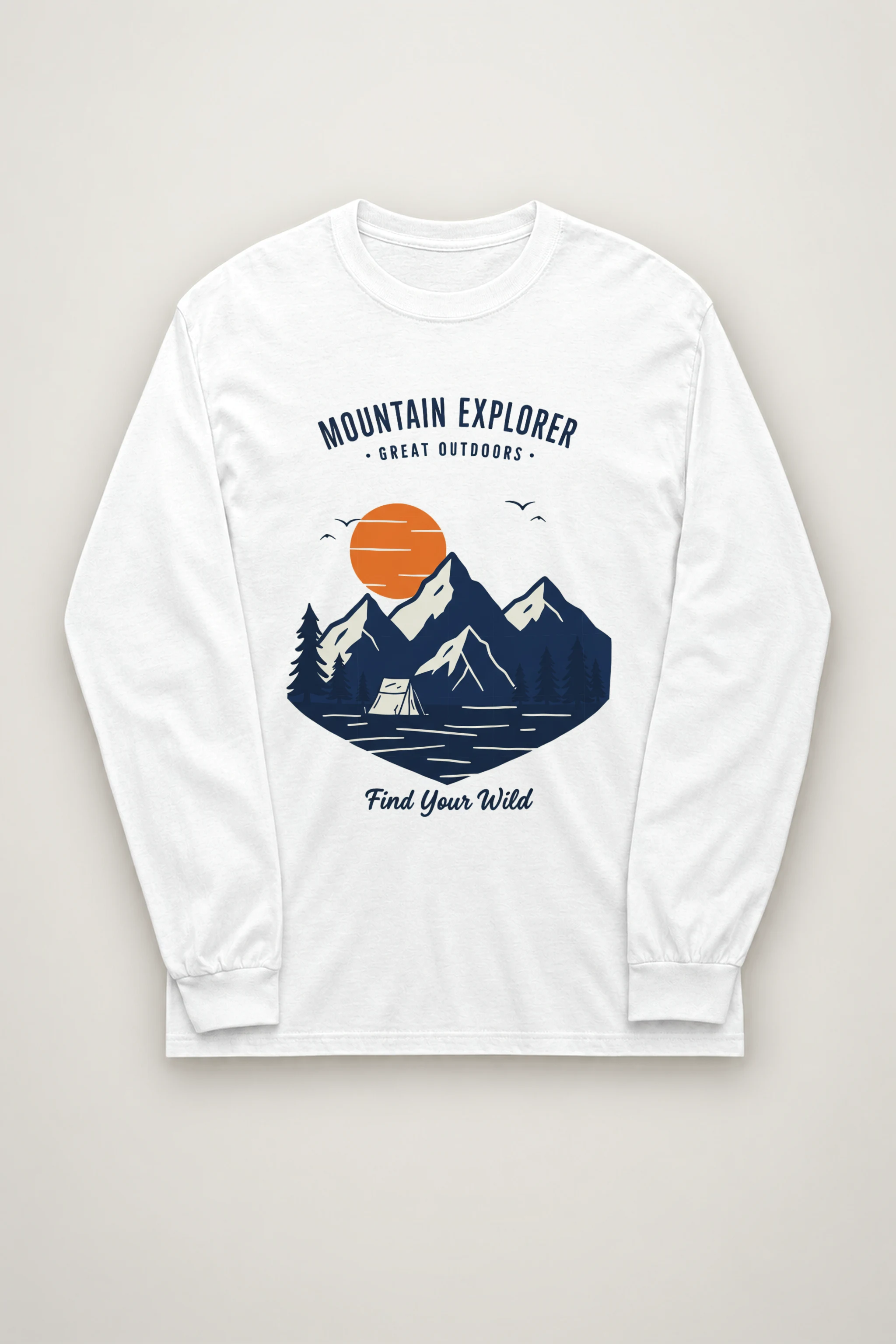 "Mountain Explorer" Unisex Longsleeve T-shirt