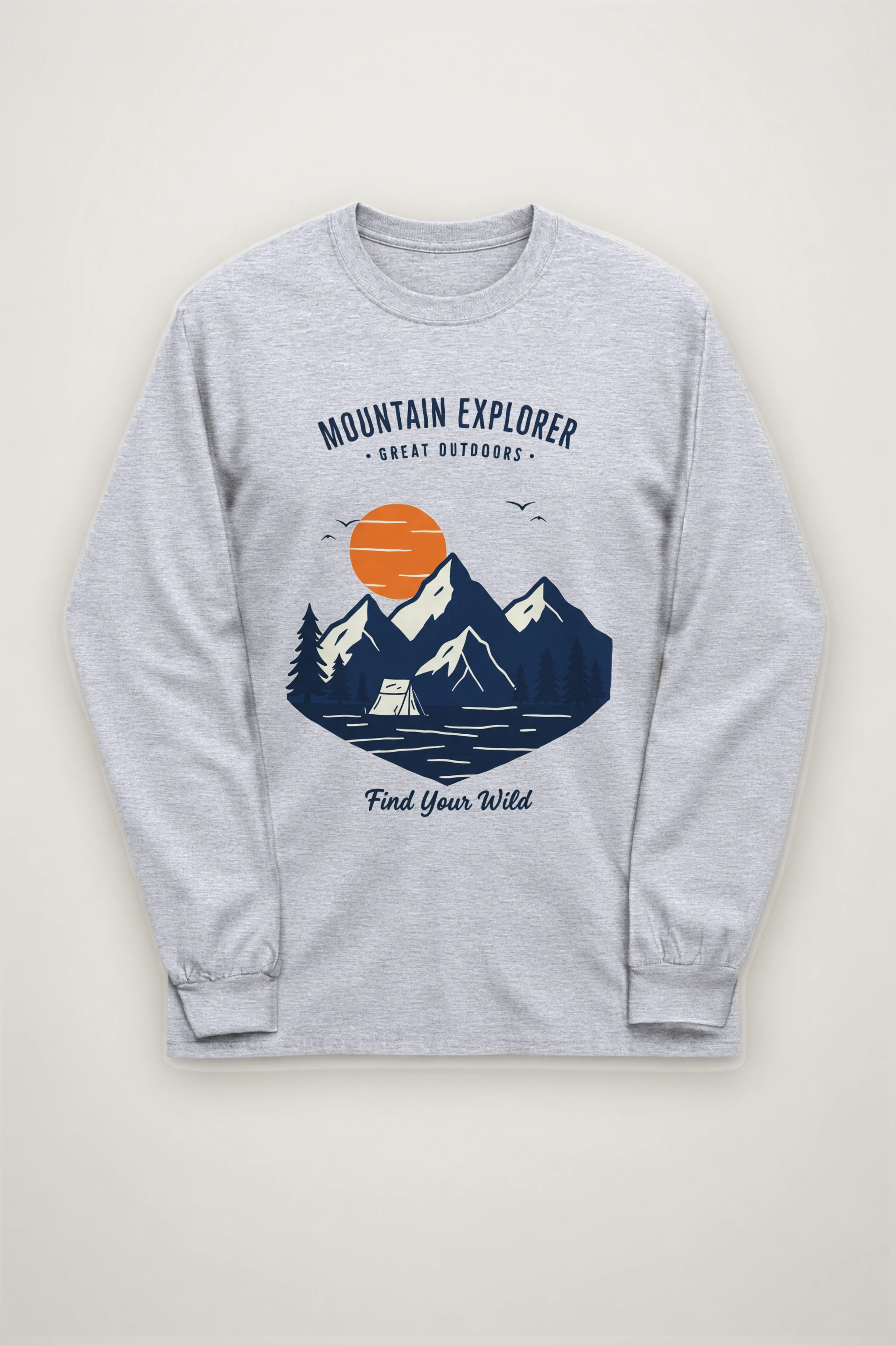 "Mountain Explorer" Unisex Longsleeve T-shirt
