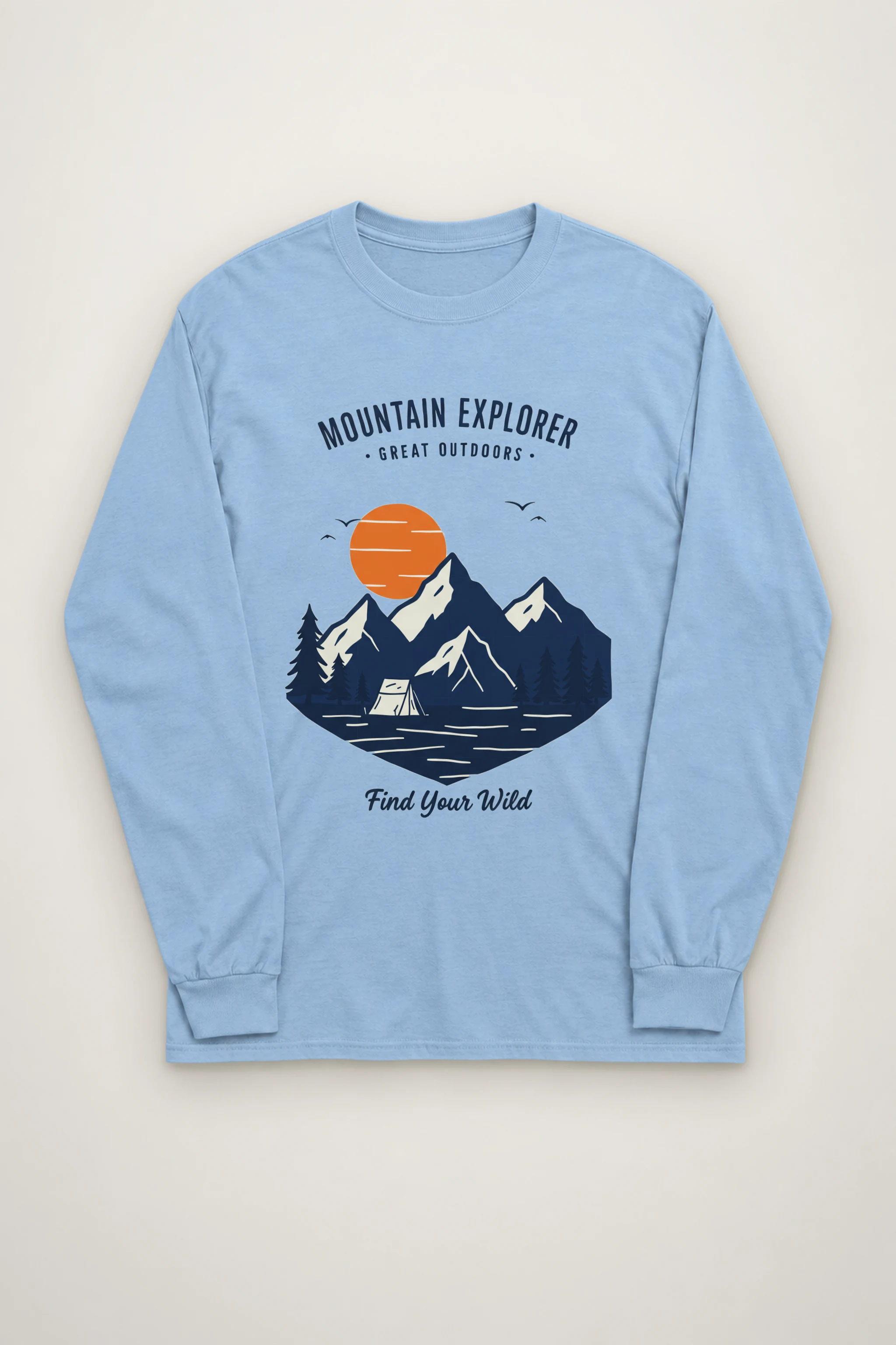 "Mountain Explorer" Unisex Longsleeve T-shirt