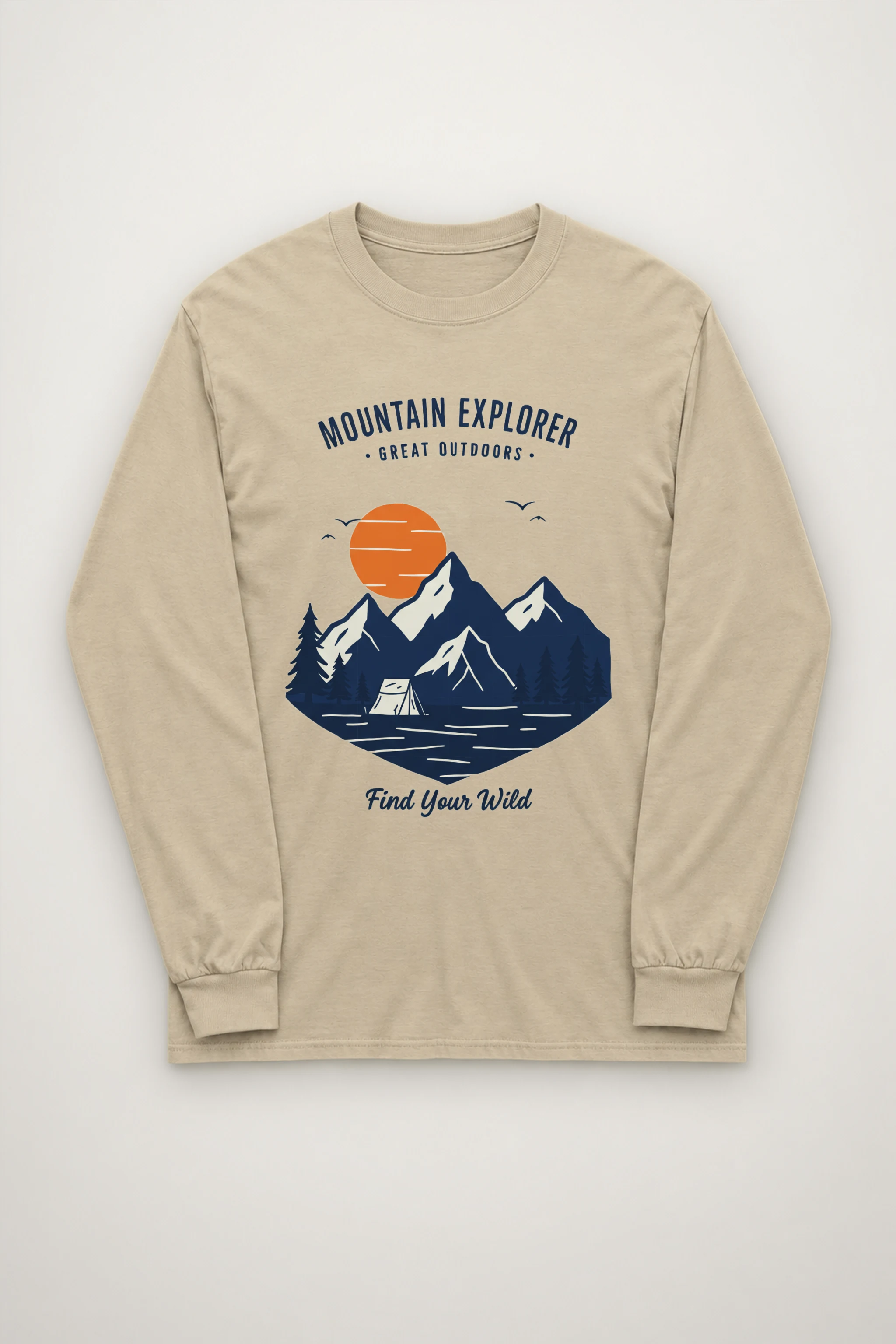 "Mountain Explorer" Unisex Longsleeve T-shirt