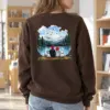 "Mountain Lake Companions" Heavy Blend Unisex Crewneck Sweatshirt | Gildan 18000