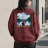 "Mountain Lake Companions" Heavy Blend Unisex Crewneck Sweatshirt | Gildan 18000