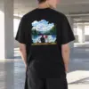 "Mountain Lake Companions" Heavyweight Unisex Crewneck T-shirt | Gildan 5000