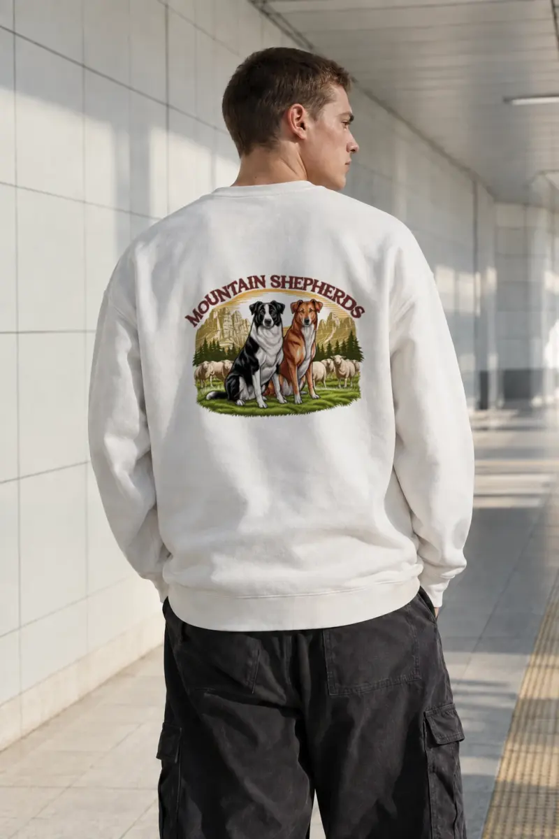 "Mountain Shepherds" Heavy Blend Unisex Crewneck Sweatshirt | Gildan 18000