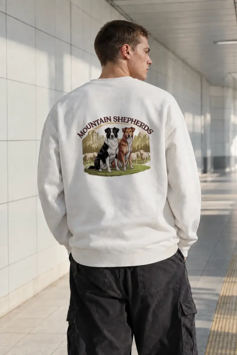“Mountain Shepherds” Heavy Blend Unisex Crewneck Sweatshirt | Gildan 18000