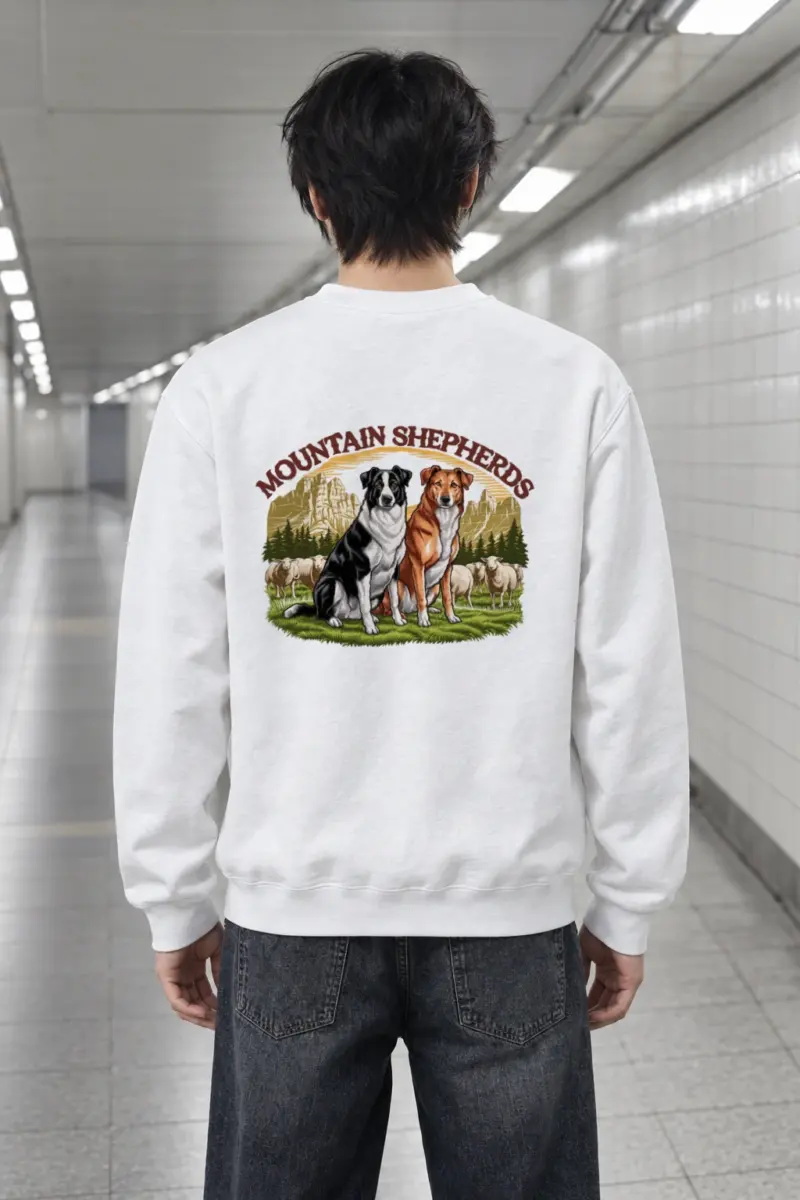 "Mountain Shepherds" Heavy Blend Unisex Crewneck Sweatshirt