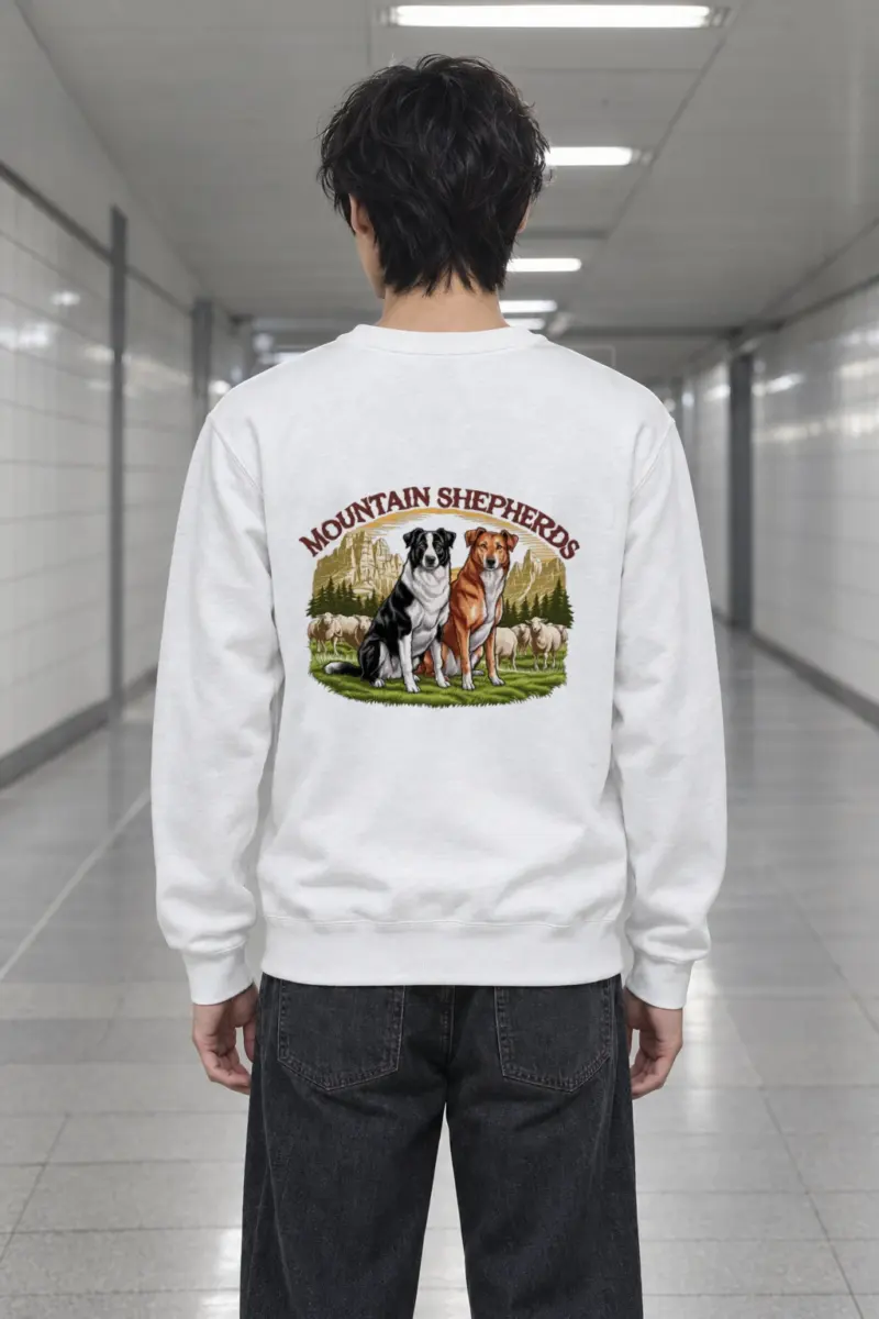 "Mountain Shepherds" Heavy Blend Unisex Crewneck Sweatshirt