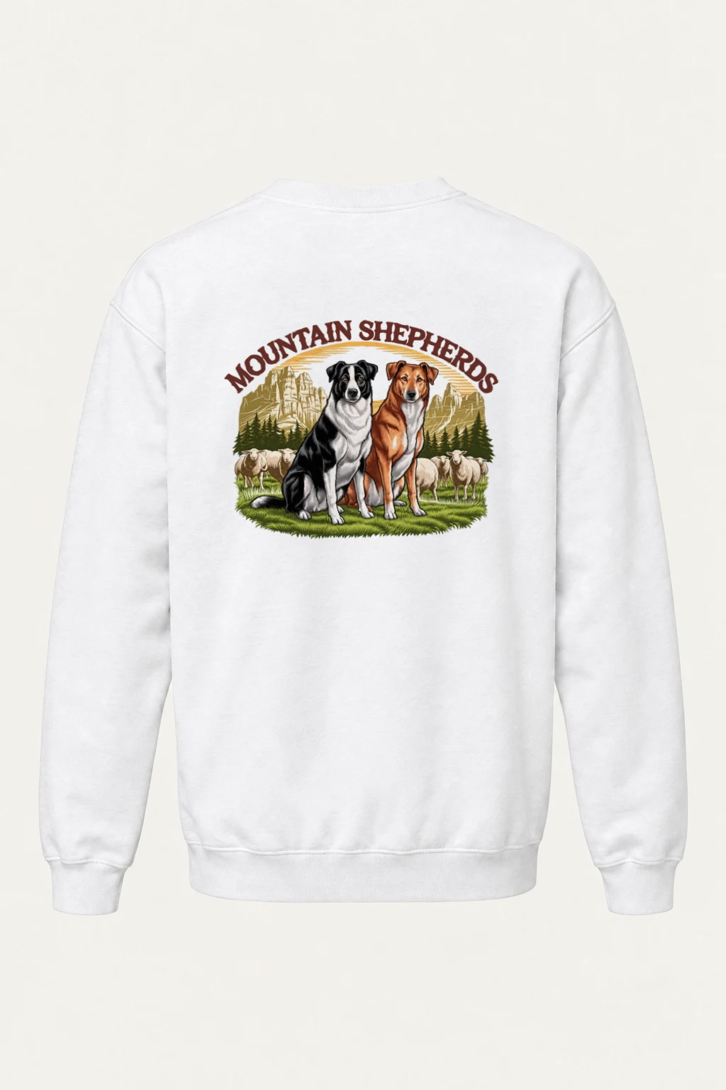 "Mountain Shepherds" Heavy Blend Unisex Crewneck Sweatshirt | Gildan 18000