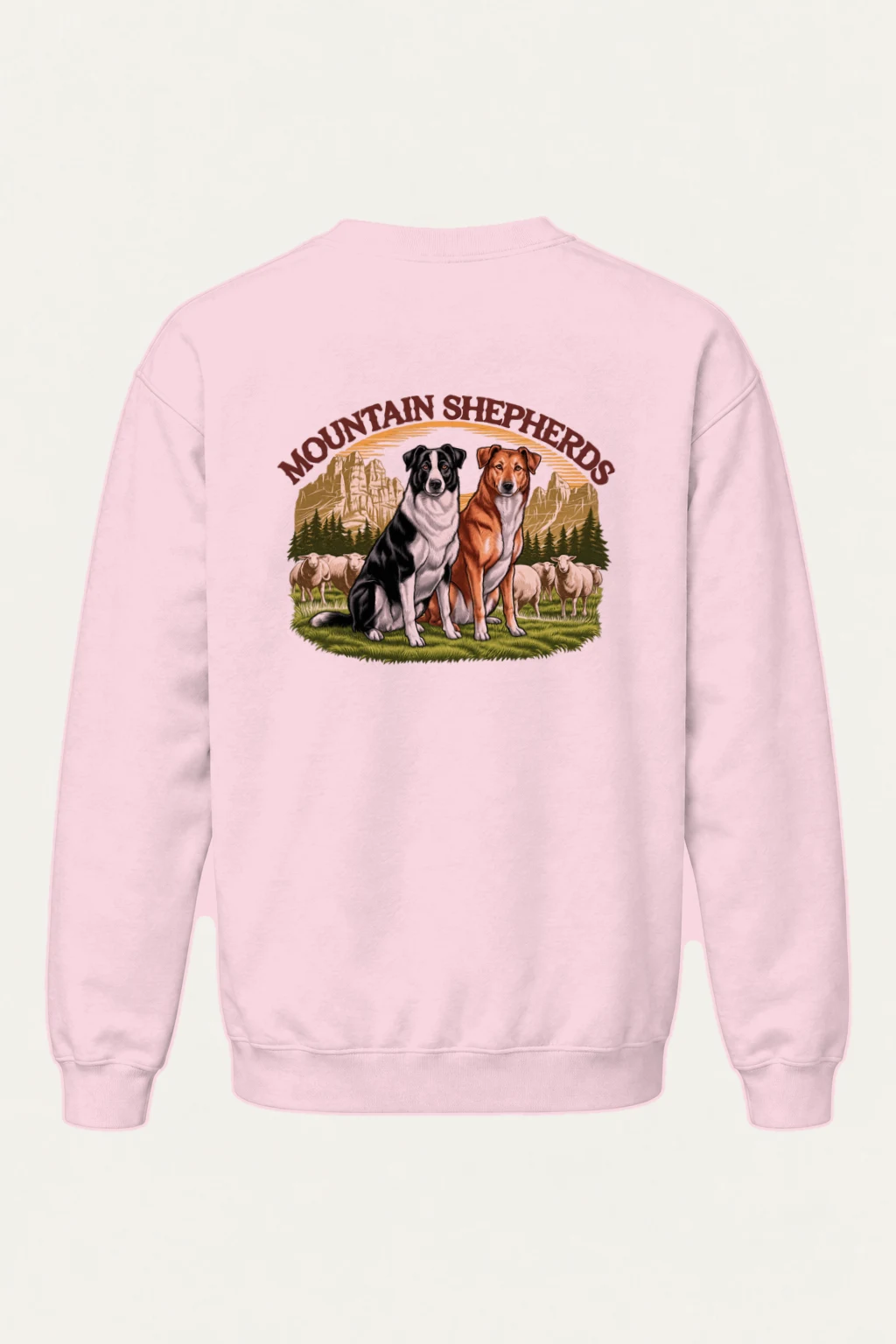 "Mountain Shepherds" Heavy Blend Unisex Crewneck Sweatshirt | Gildan 18000