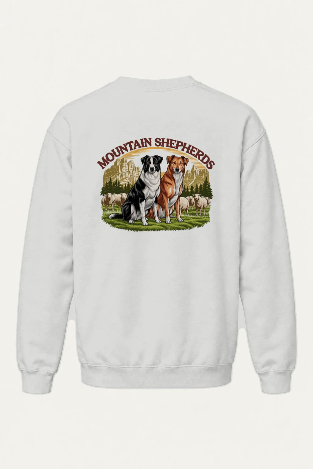 "Mountain Shepherds" Heavy Blend Unisex Crewneck Sweatshirt | Gildan 18000