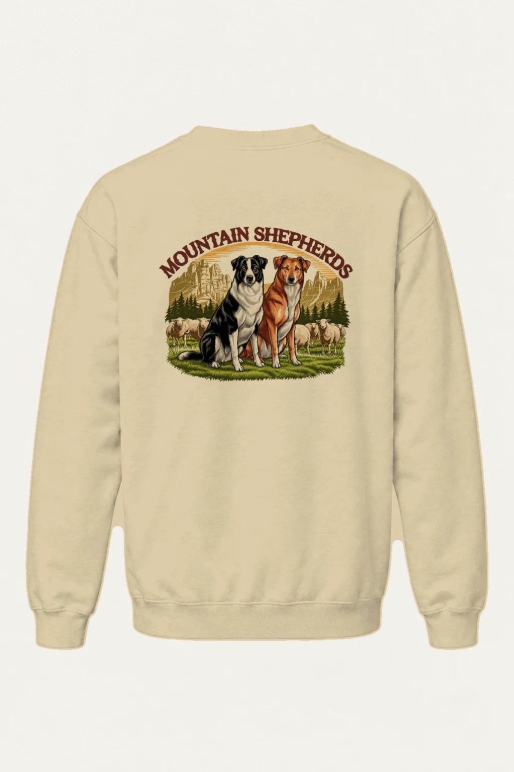 "Mountain Shepherds" Heavy Blend Unisex Crewneck Sweatshirt | Gildan 18000