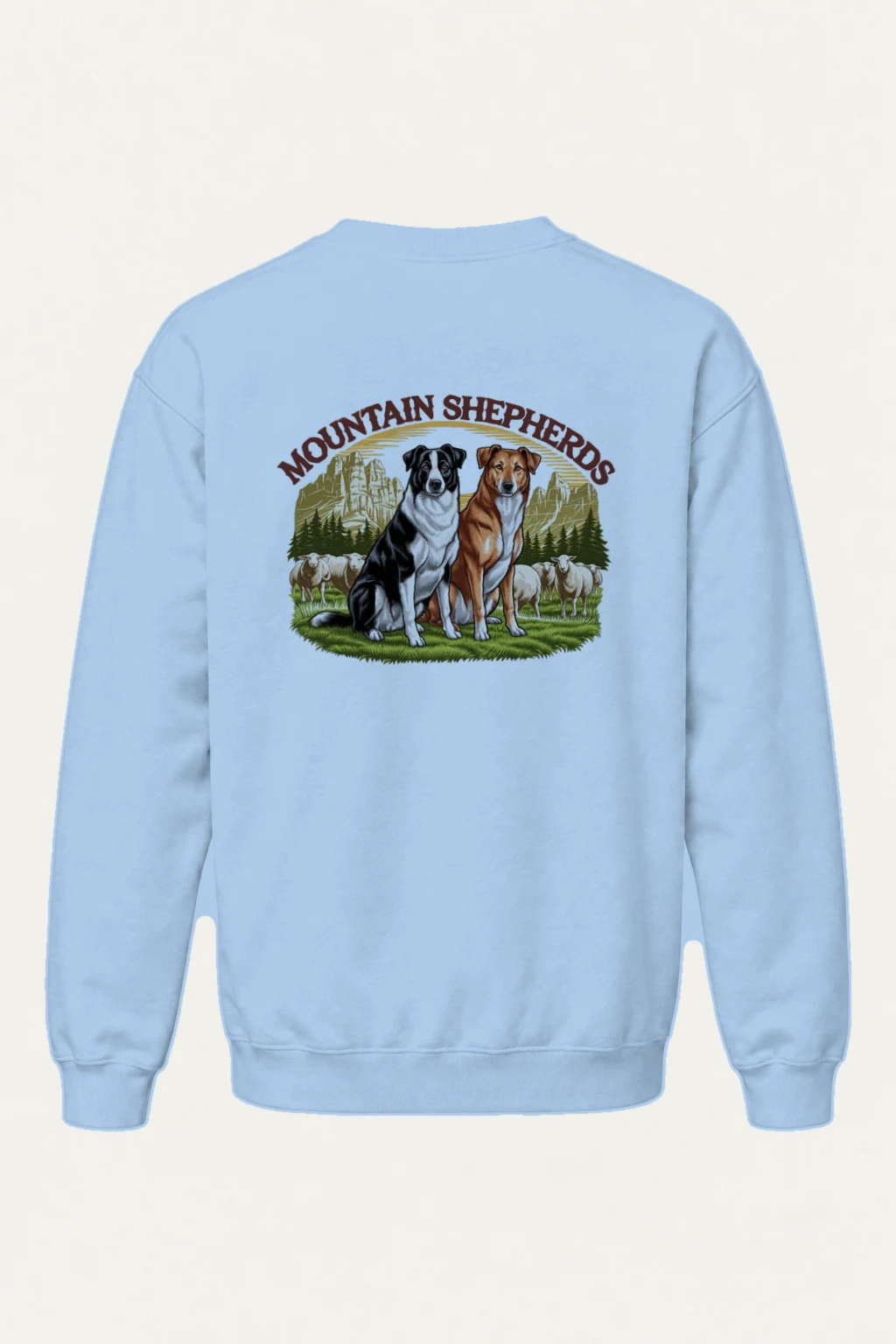 "Mountain Shepherds" Heavy Blend Unisex Crewneck Sweatshirt | Gildan 18000