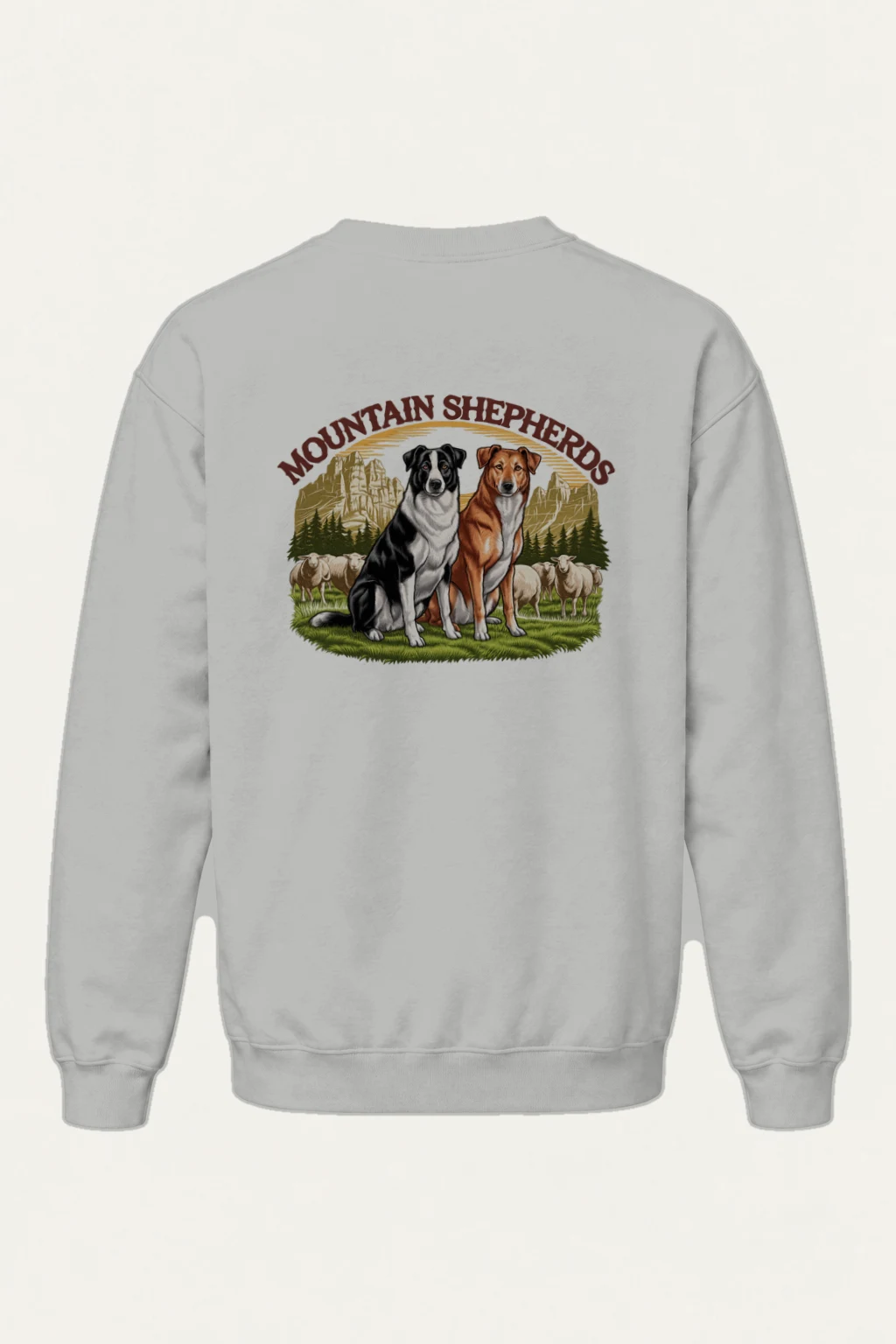 "Mountain Shepherds" Heavy Blend Unisex Crewneck Sweatshirt | Gildan 18000