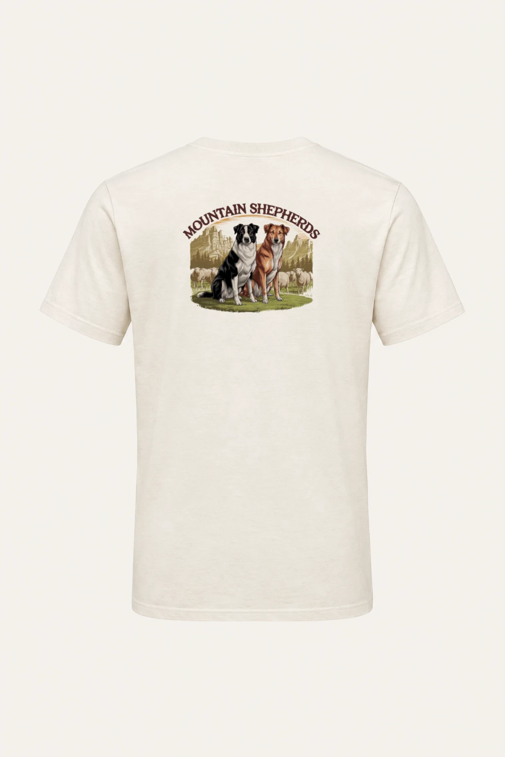 "Mountain Shepherds" Heavyweight Unisex Crewneck T-shirt | Gildan 5000