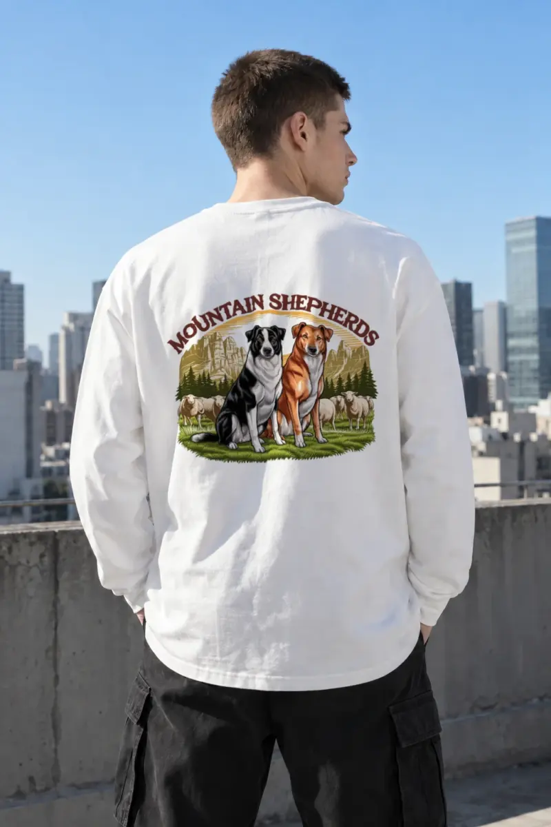 "Mountain Shepherds" Unisex Longsleeve T-shirt | Gildan 2400