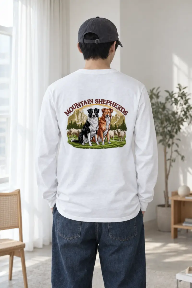 "Mountain Shepherds" Unisex Longsleeve T-shirt | Gildan 2400