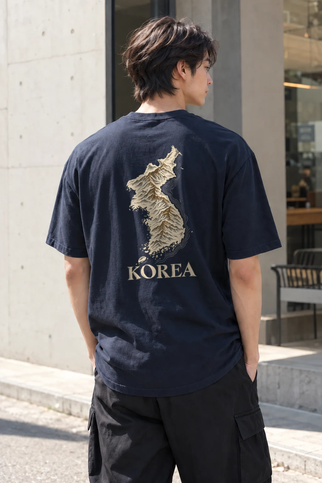 "Mountain To Coast" Heavyweight Unisex Crewneck T-shirt | Gildan 5000