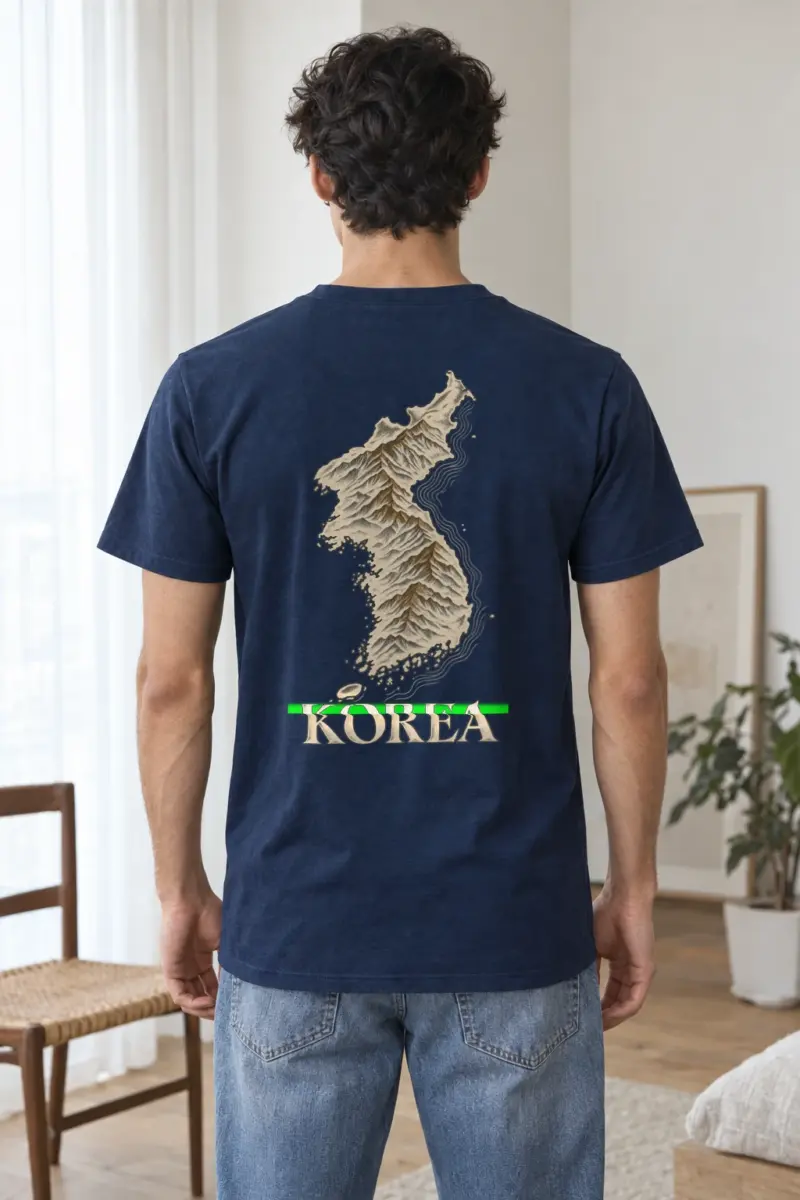 "Mountain To Coast" Heavyweight Unisex Crewneck T-shirt | Gildan 5000