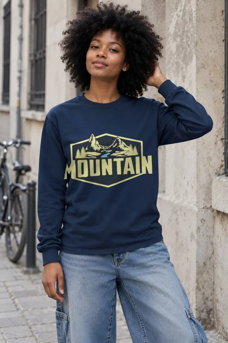 "Mountain Tourism" Unisex Longsleeve T-shirt