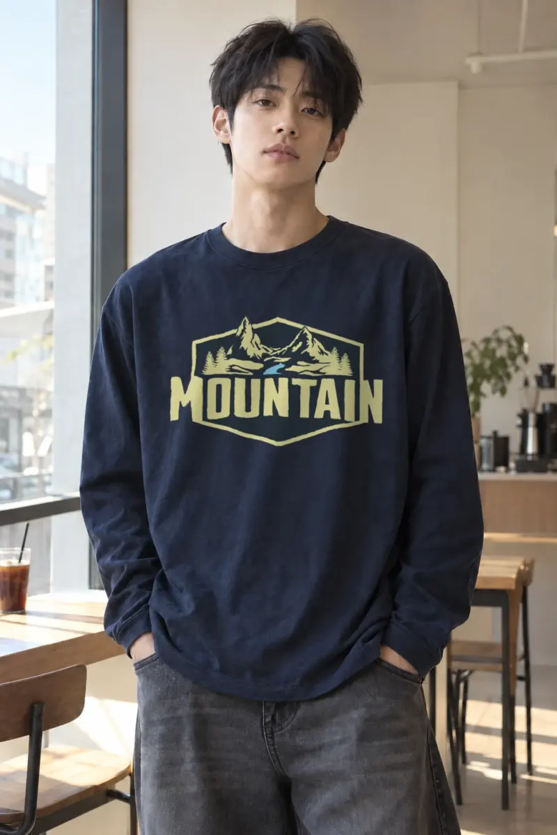 “Mountain Tourism” Unisex Longsleeve T-shirt | Gildan 2400