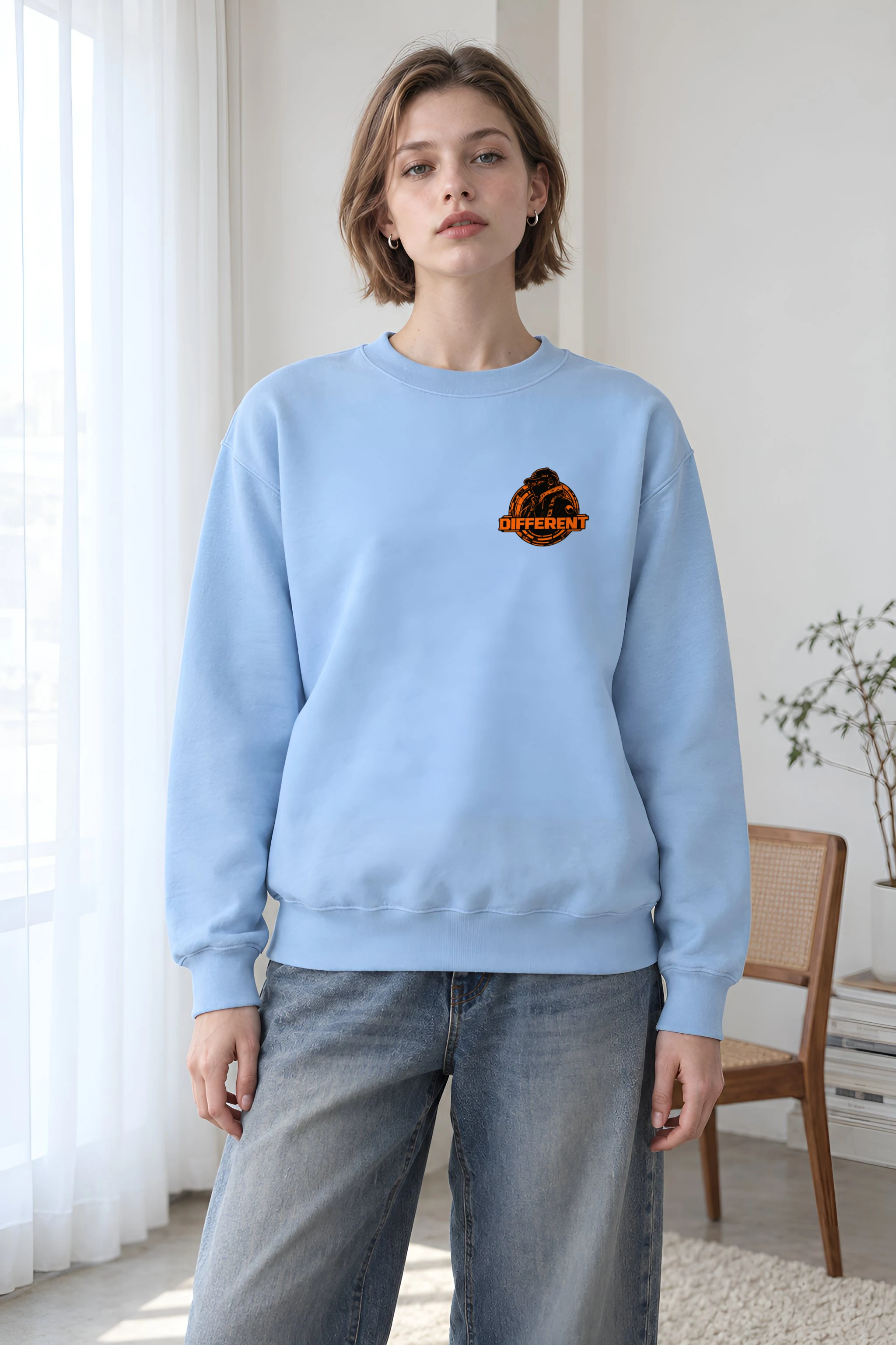 "Move Different Seoul" Heavy Blend Unisex Crewneck Sweatshirt