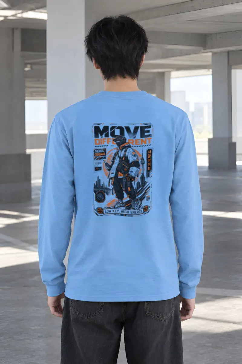 "Move Different Seoul" Unisex Longsleeve T-shirt