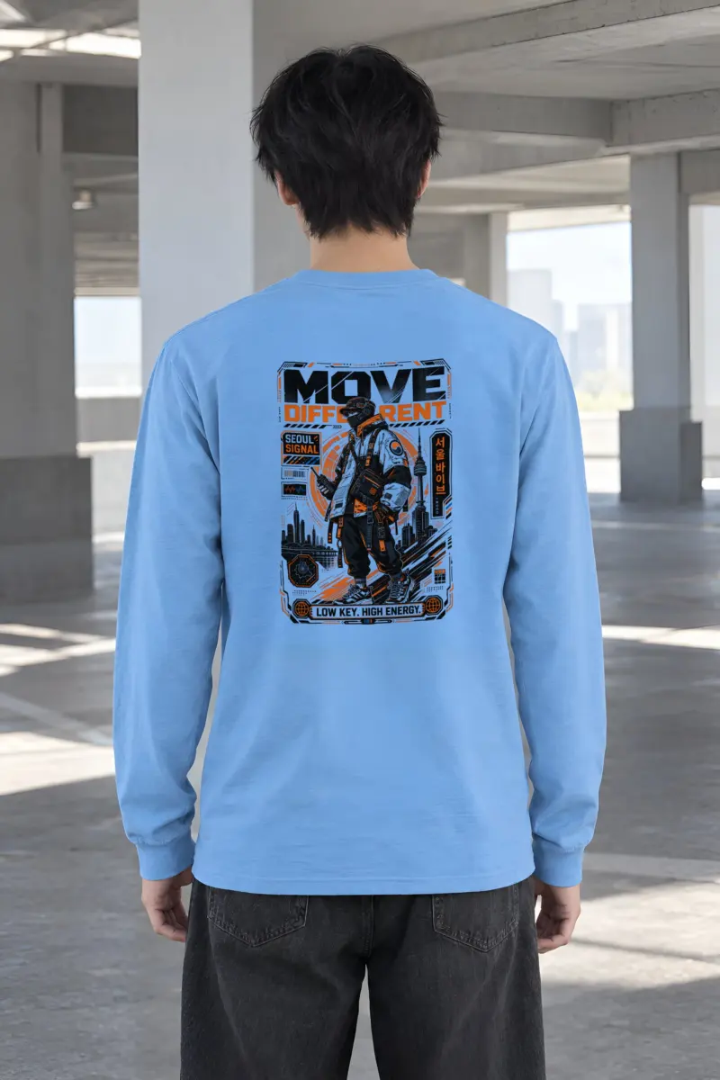"Move Different Seoul" Unisex Longsleeve T-shirt