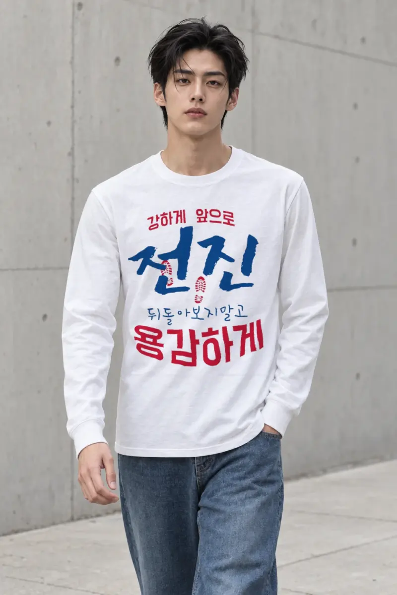 "Move Forward Bravely" Unisex Longsleeve T-shirt