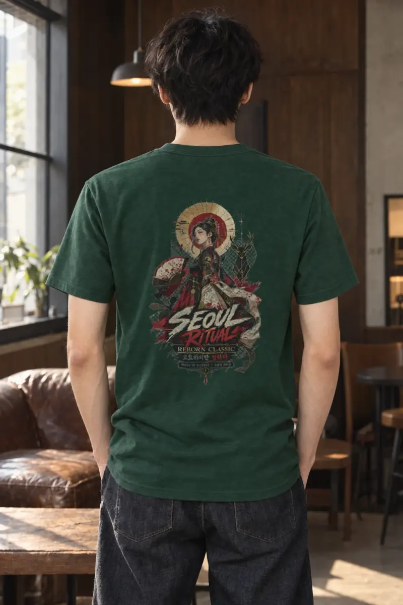 "Move In Silence" Heavyweight Unisex Crewneck T-shirt