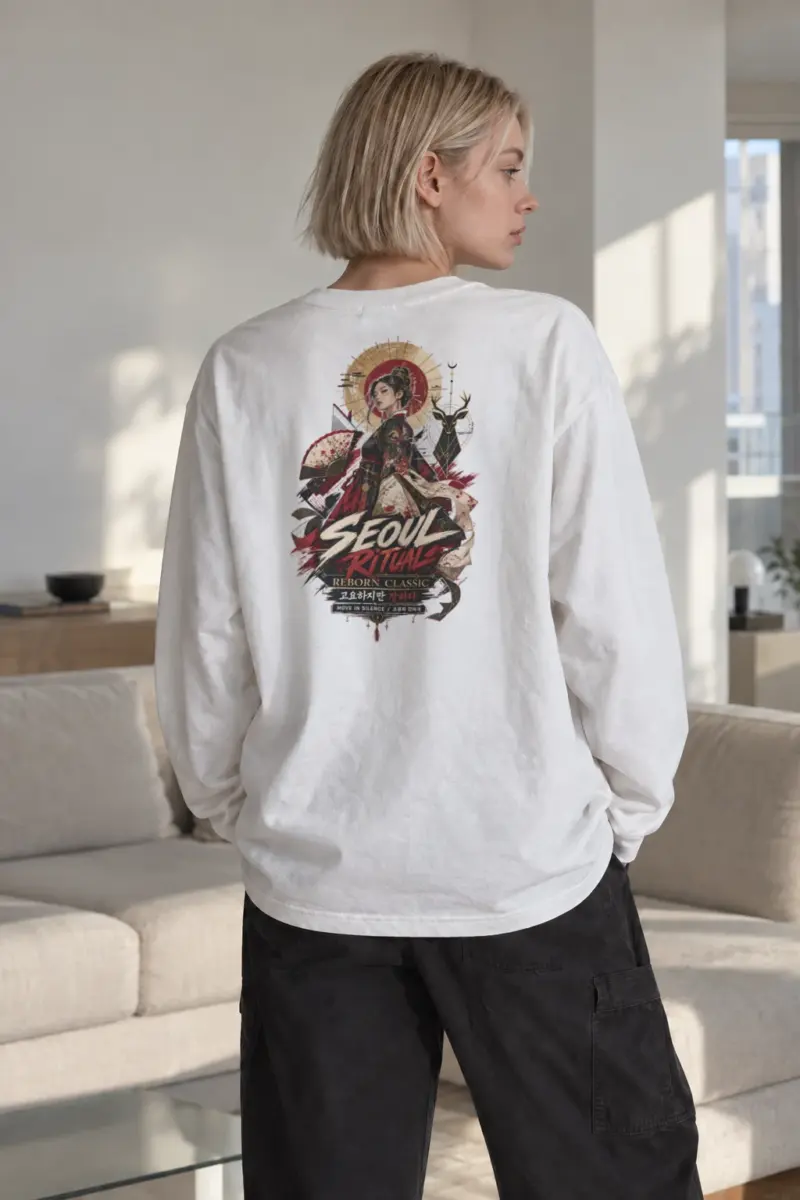 "Move In Silence" Unisex Longsleeve T-shirt | Gildan 2400