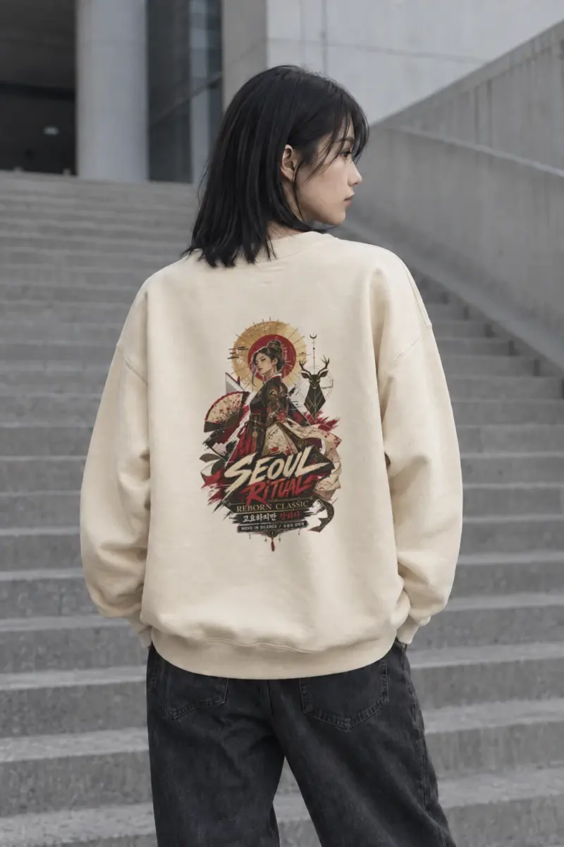 “Move In Silence” Unisex Sponge Fleece Crewneck Sweatshirt | Bella + Canvas 3901