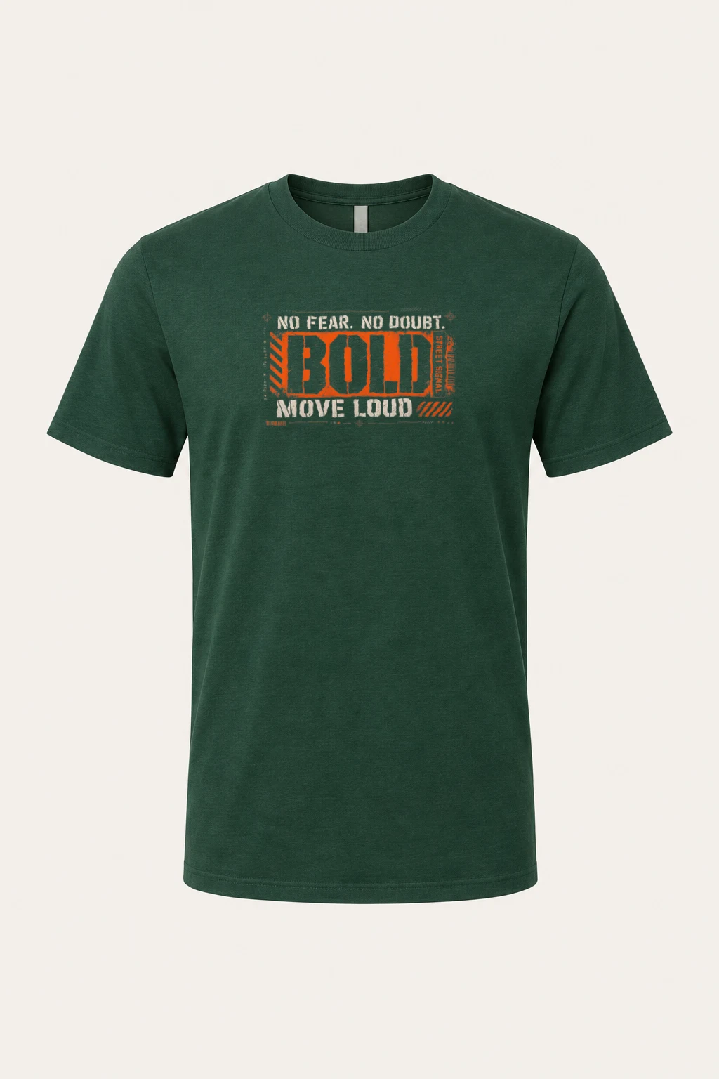"Move Loud" Heavyweight Unisex Crewneck T-shirt | Gildan 5000